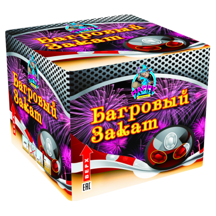 Купить фейерверк БАГРОВЫЙ ЗАКАТ (FPB102)